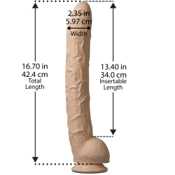 Doc Johnson Gode XXL Dick Rambone 34 x 6.4 cm Chair